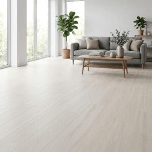 Leoube Oak luxury vinyl flooring room interior - photorealistic room shot