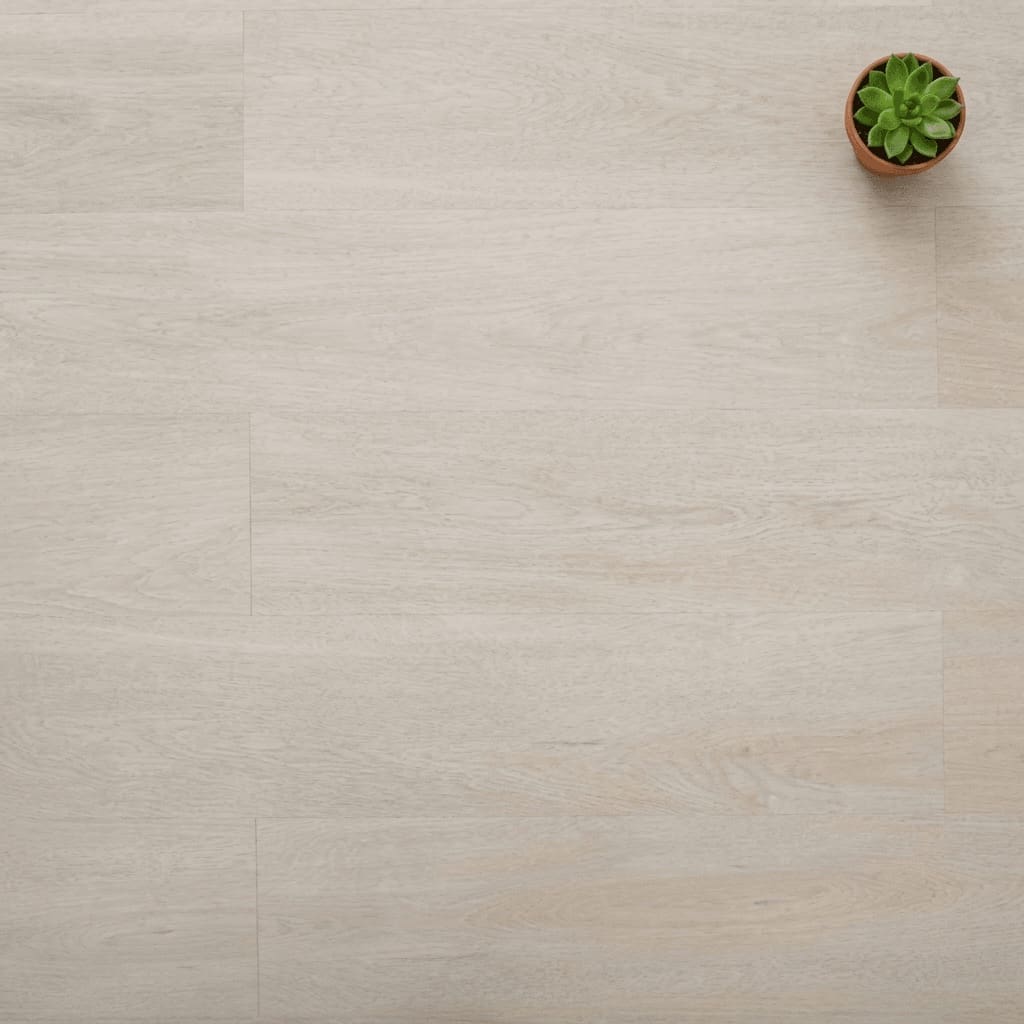 Norton Oak luxury vinyl flooring close-up texture - photorealistic room shot