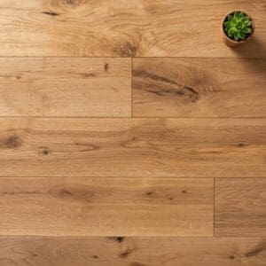 Reaseheath Oak engineered oak flooring close-up texture - photorealistic room shot