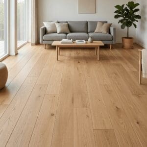 Tarvin Oak engineered oak flooring room interior - photorealistic room shot