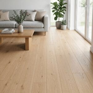Tattenhall Oak engineered oak flooring room interior - photorealistic room shot