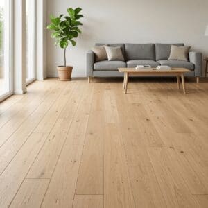 Whitegate Oak engineered oak flooring room interior - photorealistic room shot