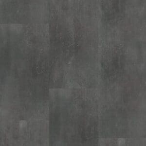 Close up of Cement Dark Grey stone effect vinyl tile showing textured concrete pattern