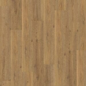 Top down view of Royal Oak Natural vinyl planks showing realistic wood grain and warm oak tones