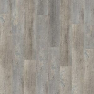 Close up of One Flor Home 30 Worn Oak Greige vinyl planks showing wood grain texture