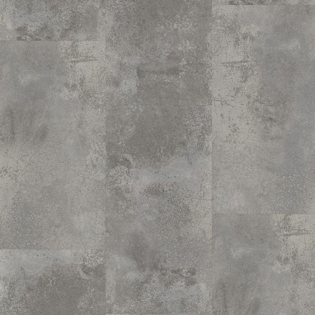 Close up of Oxyde Light Grey stone effect vinyl tiles showing weathered texture and vertical pattern