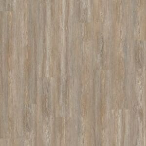 A top down view of Prestige Oak Natural luxury vinyl planks showing a vertical wood grain pattern.