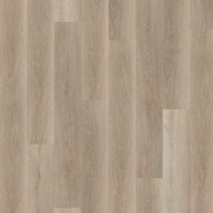 Soft Oak Greige luxury vinyl flooring sample showing vertical wood grain pattern