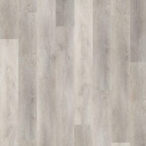 Traditional Oak Greige vinyl flooring sample showing vertical wood grain pattern