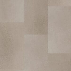 A close up view of the Urban Beige stone effect vinyl tile showing its neutral tones and subtle texture.