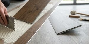 Glue Down vs Click LVT – Grosvenor Flooring