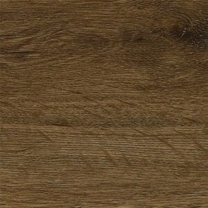 Close up detail of the wood grain texture on Antique Walnut luxury vinyl