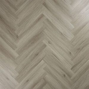 Abingdon Artisan Click Urban Grey herringbone pattern flooring sample