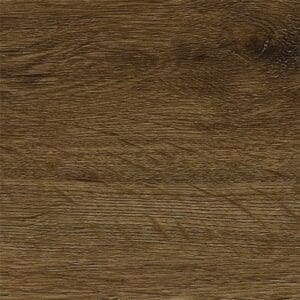 Close up detail of the wood grain texture on Antique Walnut luxury vinyl