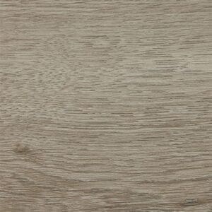 Close up of the wood grain texture on Urban Grey luxury vinyl flooring