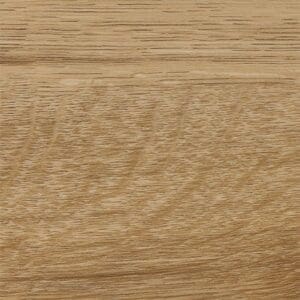 Close up detail of the wood grain texture on a Weathered Cedar luxury vinyl tile.
