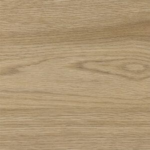 Close up detail of the wood grain texture on Smoky Oak vinyl flooring