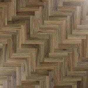 Abingdon Mosaic Antique Walnut herringbone pattern luxury vinyl flooring