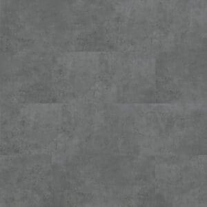 A top down view of Atlantic Slate stone effect luxury vinyl tiles showing a grey textured pattern.