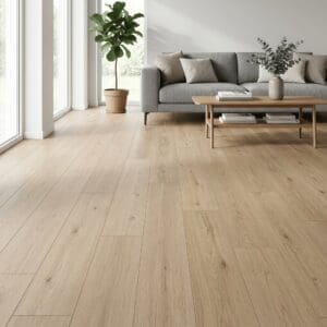 Devonshire Oak engineered oak flooring room interior - photorealistic room shot
