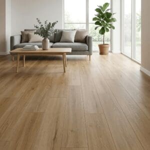 Fife Oak engineered oak flooring room interior - photorealistic room shot