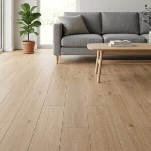 Glencoe Oak engineered oak flooring room interior - photorealistic room shot