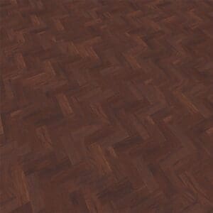 Close up detail of the wood grain texture on Burgundy Oak parquet