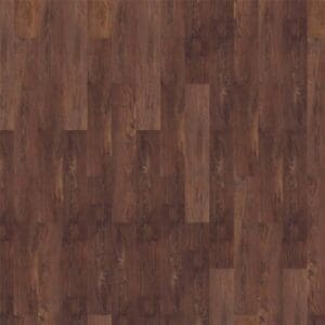 Full layout of Harvey Maria Burgundy Oak planks showing colour variation