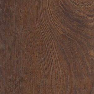 Close up of Harvey Maria Burgundy Oak plank showing natural wood grain texture