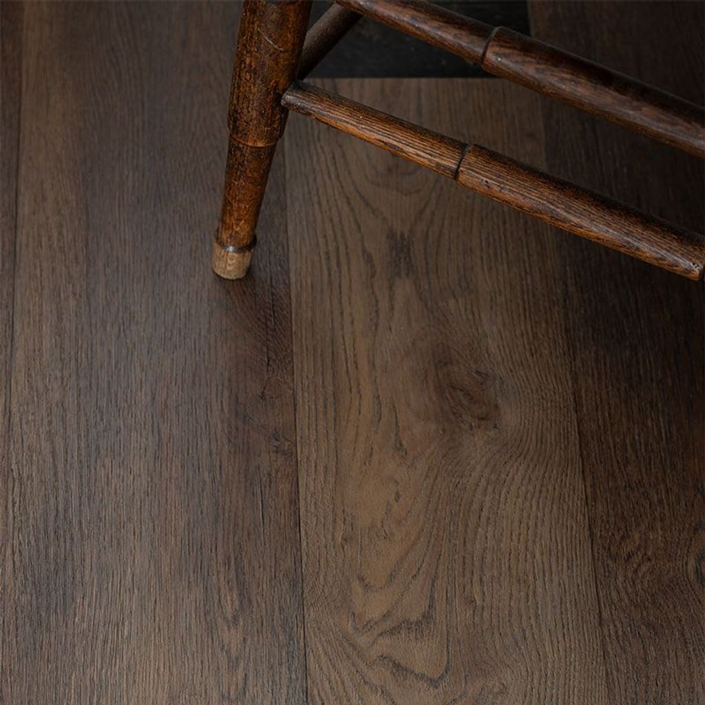 Harvey Maria Burnt Fig luxury vinyl plank showing vertical wood grain texture