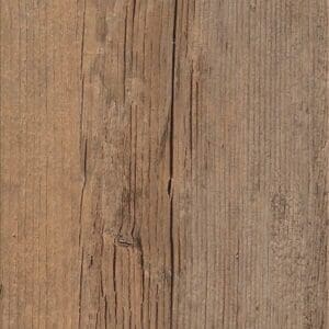 Harvey Maria Coppice wood effect flooring in a living room with a yellow velvet stool