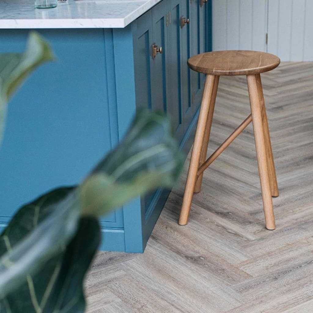 Primary sample image of Dormouse wood effect flooring showing vertical grain texture