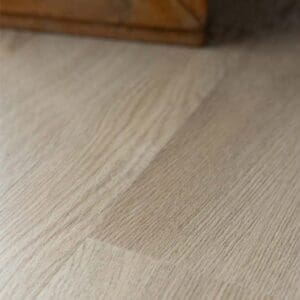 Harvey Maria Farro Plank installed in a room with a wooden box