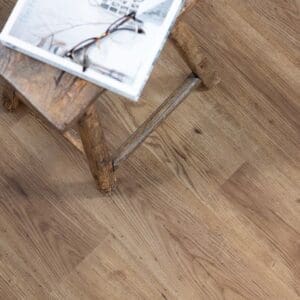 Cozy living room featuring Harvey Maria WildFox Plank flooring and a marble fireplace