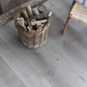 Overhead view of Harvey Maria Worn Bark Plank showing wood grain and plank layout