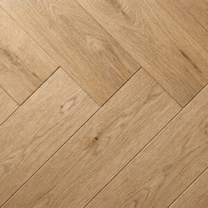 Inverlochy Oak Parquet engineered oak flooring close-up texture - photorealistic room shot