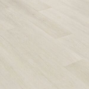 Angled perspective of Almond Birch flooring planks highlighting the smooth surface finish