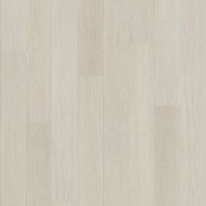 Top down view of Nordikka Naturals Almond Birch luxury vinyl planks showing light wood grain