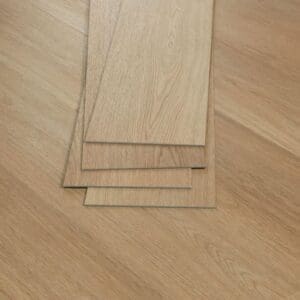 Stacked individual planks of American Oak showing the thickness and profile