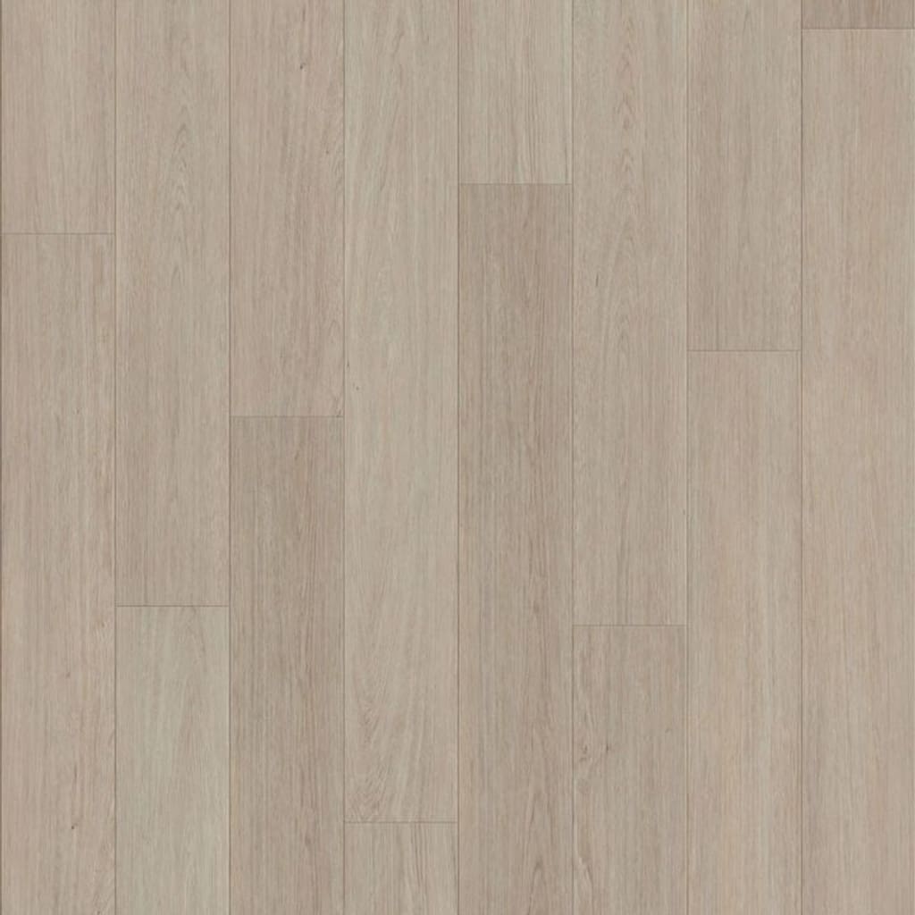 Top down view of Nordikka Naturals Oregon Ash luxury vinyl planks showing light wood grain
