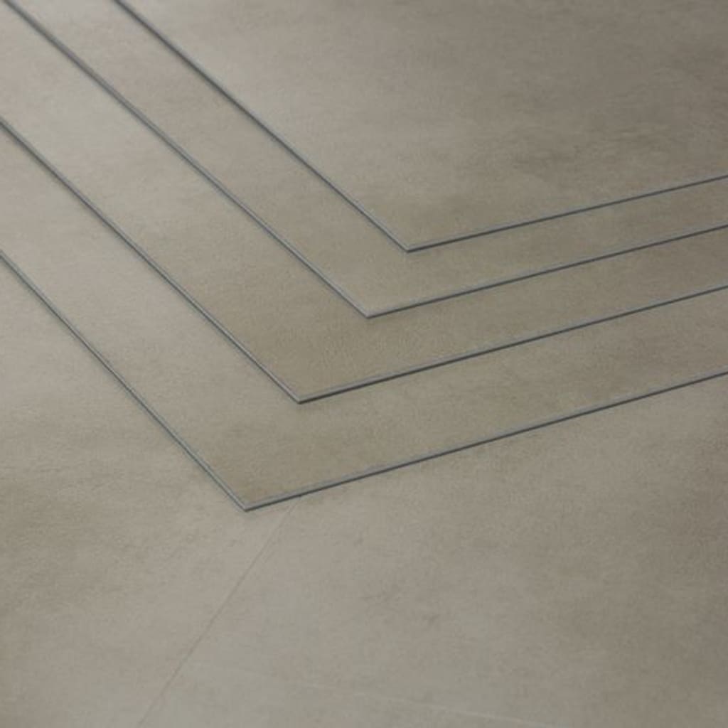 Close up detail of the 3mm thickness and 0.7mm wear layer of Sandstone LVT tiles