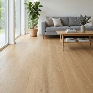 Skye Oak engineered oak flooring room interior - photorealistic room shot