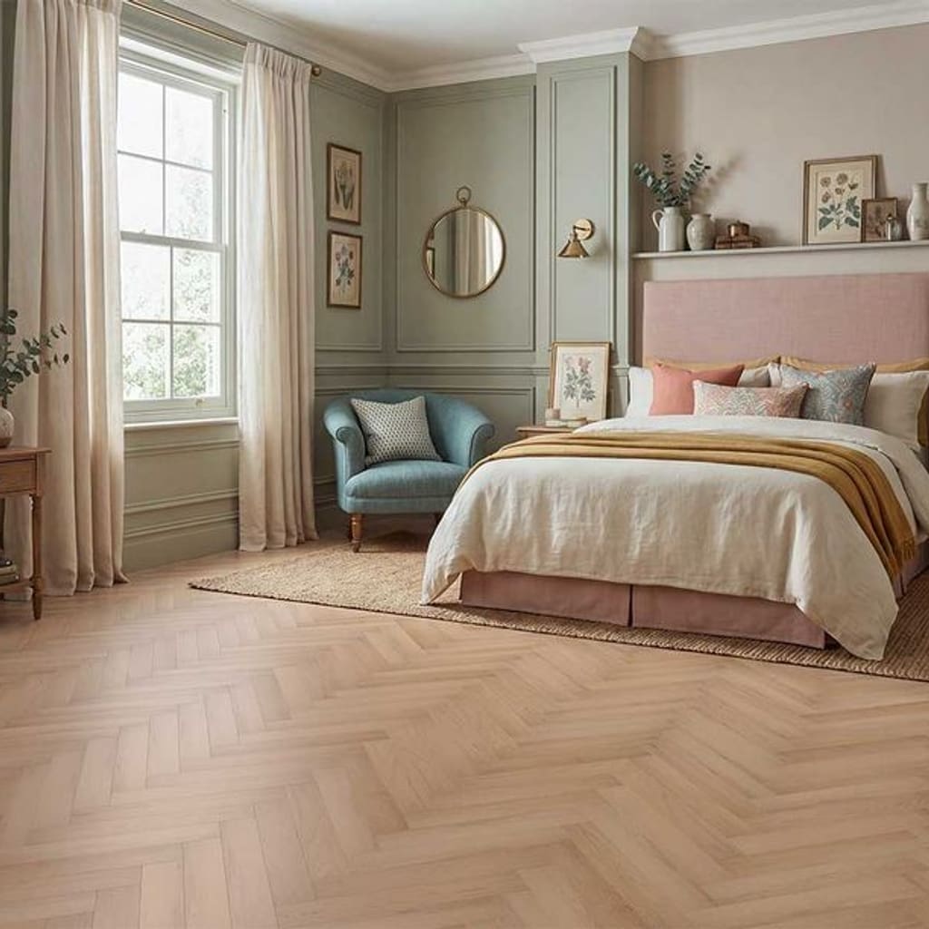 Hawkshead Natural Oak Herringbone