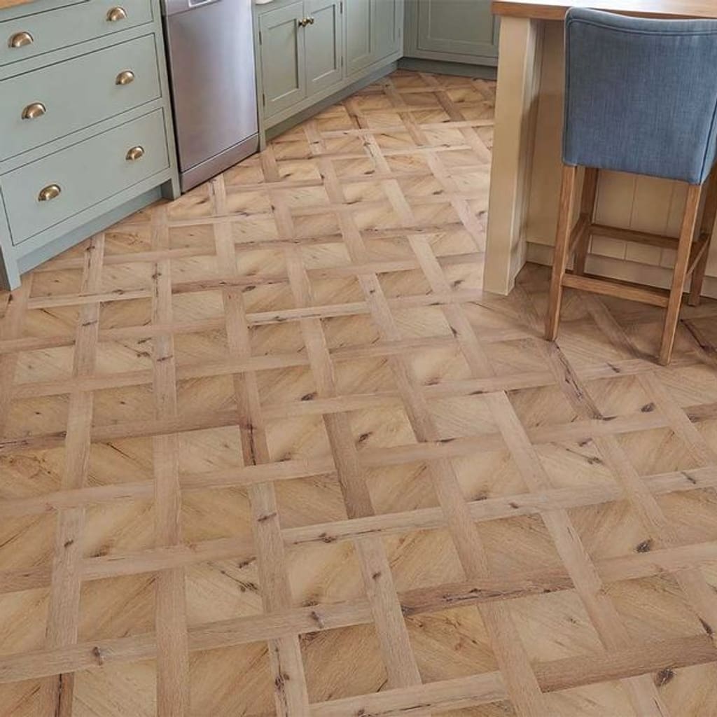 Windermere Rustic Oak Basketweave